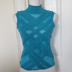 MADE IN ITALY WOOL&SEE TROUGH TOP